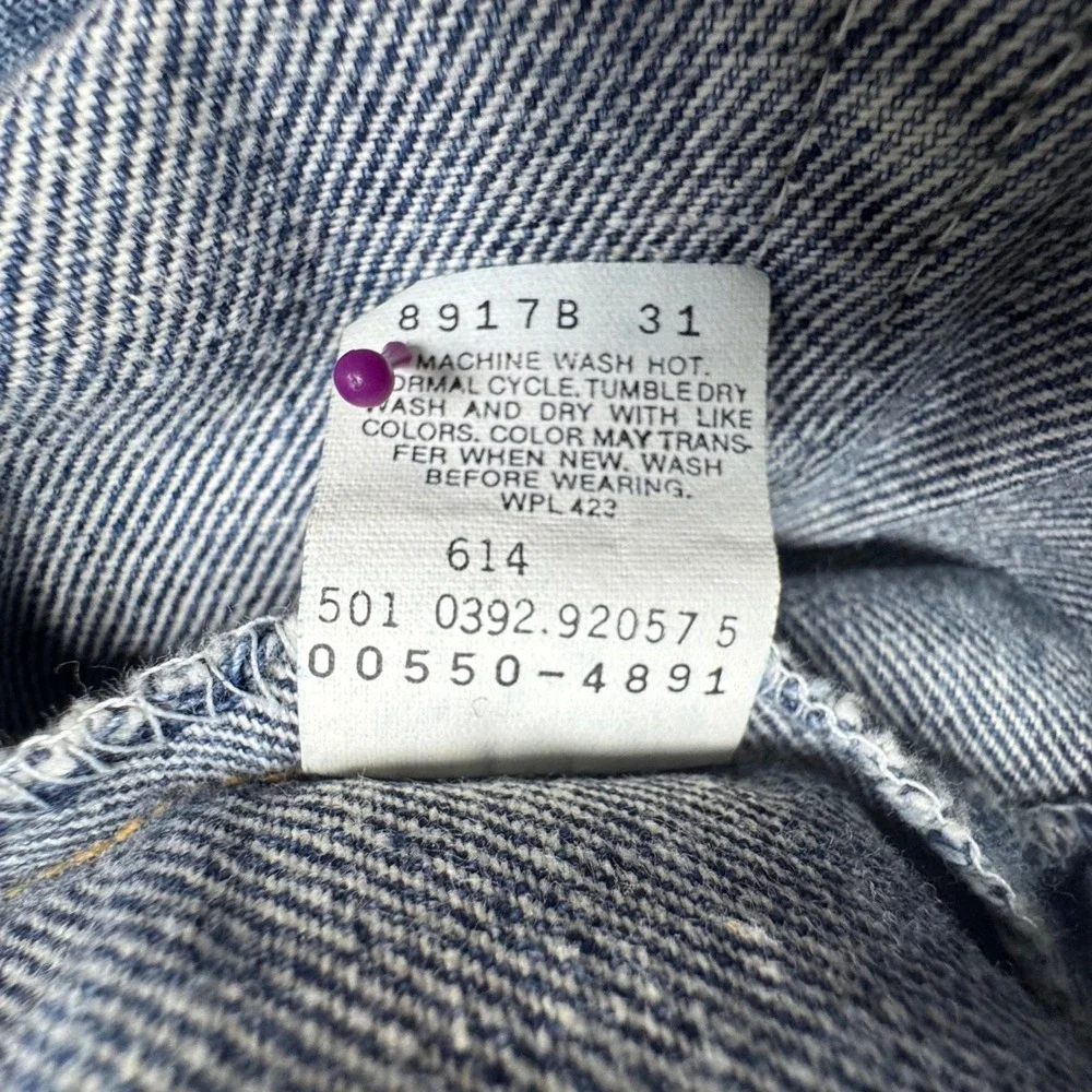 Levi's 550‎ Jeans Relaxed Fit Light Wash Denim Pants Mens W34 L30